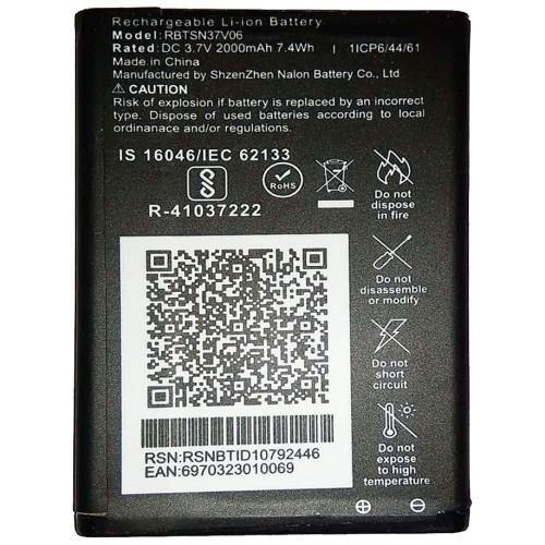 Battery for Reliance Jio Phone RBTSN37V06 - Indclues
