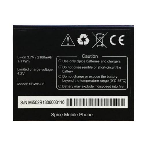 Battery for Spice SBWB 06 - Indclues