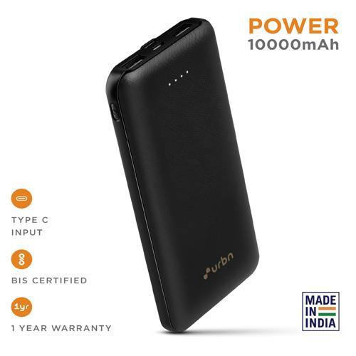 URBN Power 10000mAh Li-Polymer Power Bank - Indclues