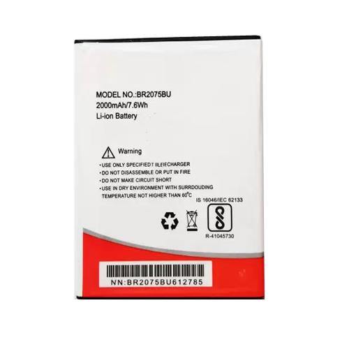 Battery for Intex Aqua Pro 4G BR2075BU - Indclues