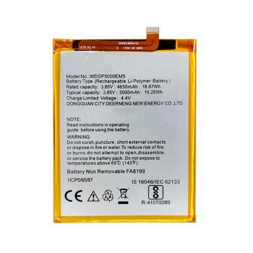 Premium Battery for Panasonic Eluga A4 WDSP5000EM5 - Indclues