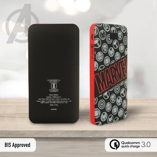 Reconnect Marvel Avengers 10000mAh QC PD Power Bank DPB301 AV - Indclues