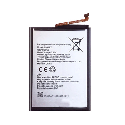 Battery for Tecno Spark 7 Pro KF8 BL-49FT