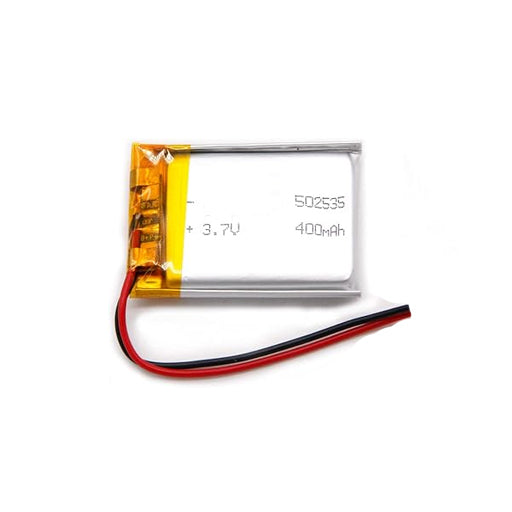 Battery for Bluetooth Speaker, RC Toys & DIY Electronics 502535 / 502535P 3.7V 400mAh Li-Polymer (LiPo) Rechargeable Battery