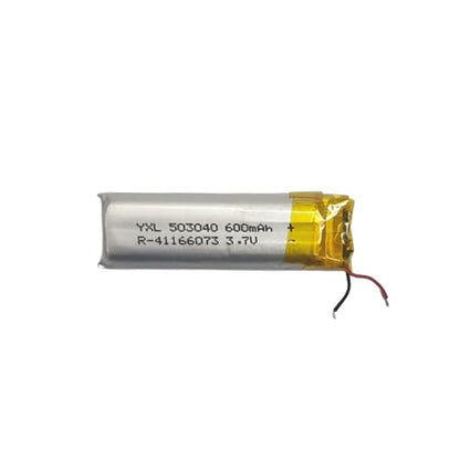 Battery for Bluetooth Speaker, RC Toys, Drone & DIY Robotics 503040 / 503040P 3.7V 600mAh Li-Polymer (LiPo) Rechargeable Battery