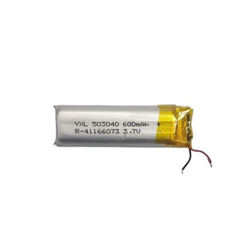 Battery for Bluetooth Speaker, RC Toys, Drone & DIY Robotics 503040 / 503040P 3.7V 600mAh Li-Polymer (LiPo) Rechargeable Battery