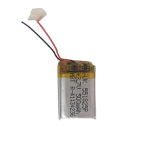 Battery for Small Portable Electronics, IoT Devices & DIY Hardware Projects 551825 / 551825P 3.7V 500mAh Li-Polymer (LiPo) Rechargeable Battery