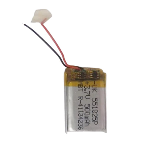 Battery for Small Portable Electronics, IoT Devices & DIY Hardware Projects 551825 / 551825P 3.7V 500mAh Li-Polymer (LiPo) Rechargeable Battery