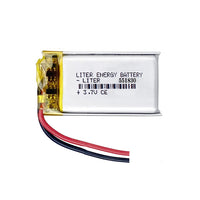 Battery for Bluetooth Speaker, IoT Devices & DIY Electronics 551830P 3.7V 500mAh Li-Polymer (LiPo) Rechargeable Battery