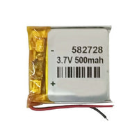 Battery for Bluetooth Speaker, Smart Watch & DIY Electronics 582728 / 582728P 3.7V 500mAh Li-Polymer (LiPo) Rechargeable Battery
