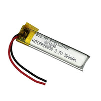 Battery for Bluetooth Headset, Bluetooth Speaker, RC Toys & DIY Robotics 601040 / 601040P 3.7V 500mAh Li-Polymer (LiPo) Rechargeable Battery