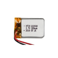 Battery for Bluetooth Devices, Smart Watch & TWS Earbuds 602030P 3.7V 300mAh Li-Polymer (LiPo) Rechargeable Battery