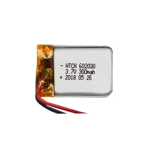 Battery for Bluetooth Devices, Smart Watch & TWS Earbuds 602030P 3.7V 300mAh Li-Polymer (LiPo) Rechargeable Battery