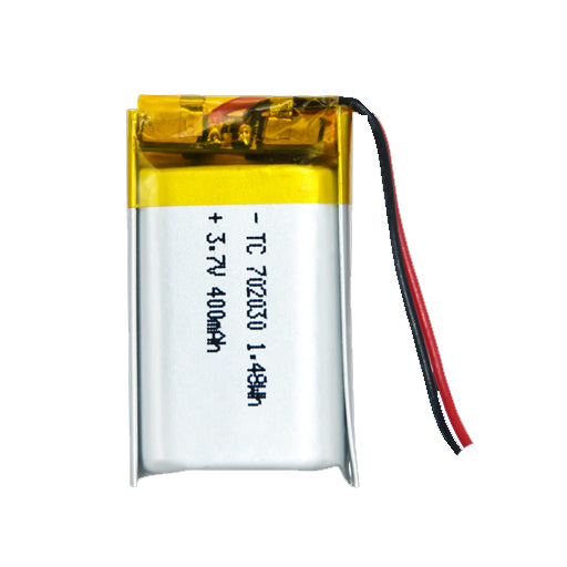 Battery for RC Drone & DIY Electronics 702030 / 702030P 3.7V 400mAh Li-Polymer (LiPo) Rechargeable Battery