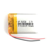 Rechargeable Lithium Polymer 500mAh Battery 702530P - Indclues