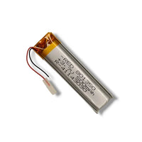 Battery for Bluetooth Speaker 801350 / 801350P 3.7V 500mAh Li-Polymer (LiPo) Rechargeable Battery