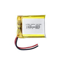 Battery for Bluetooth Speaker, GPS Tracker & DIY Electronics 803030 3.7V 700mAh Li-Polymer (LiPo) Rechargeable Battery