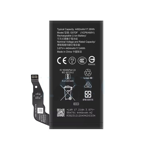 Battery for Google Pixel 8a G07DF