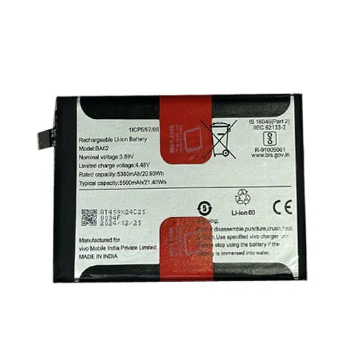 Battery for Vivo Y29 5G (V2420) BA62 - Indclues