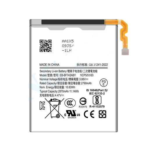 Battery for Samsung Galaxy Z Flip6 5G (EB-BF741ABY / EB-BF742ABY)