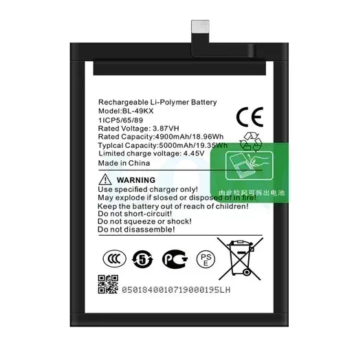 Battery for Infinix Note 12 Turbo BL-49KX - Indclues