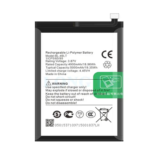 Battery for Tecno Camon 19 (CI6n) BL-49LT - Indclues