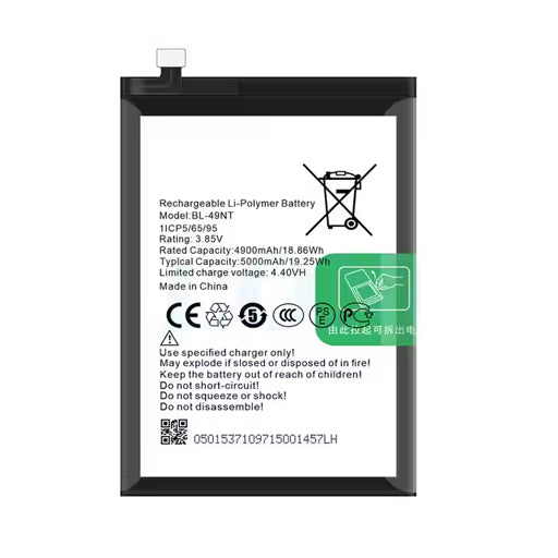 Battery for Tecno Spark Go 2023 BL-49NT