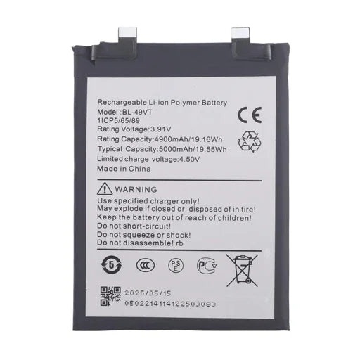 Battery for Tecno Camon 30 BL-49VT - Indclues