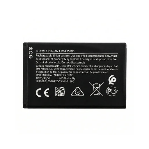 Battery for Nokia 215 4G TA-1284 TA-1281 TA-1272 TA-1264 BL-4WL - Indclues