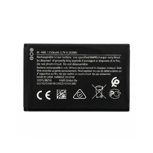 Battery for Nokia 215 4G TA-1284 TA-1281 TA-1272 TA-1264 BL-4WL - Indclues