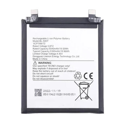 Battery for Tecno Phantom X2 BL-50DT - Indclues