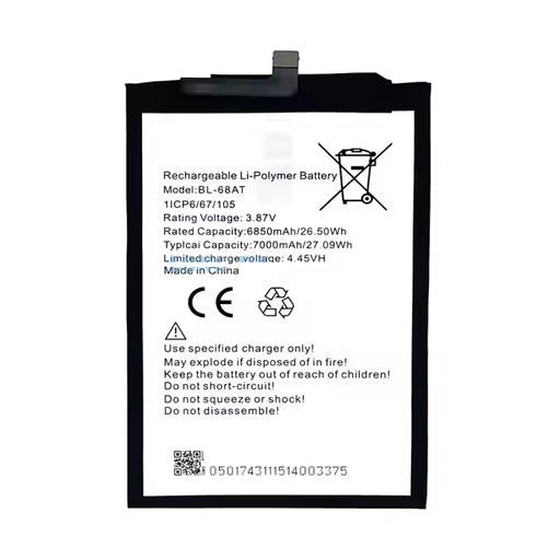 Battery for Tecno Pova 2 (LE7) BL-68AT