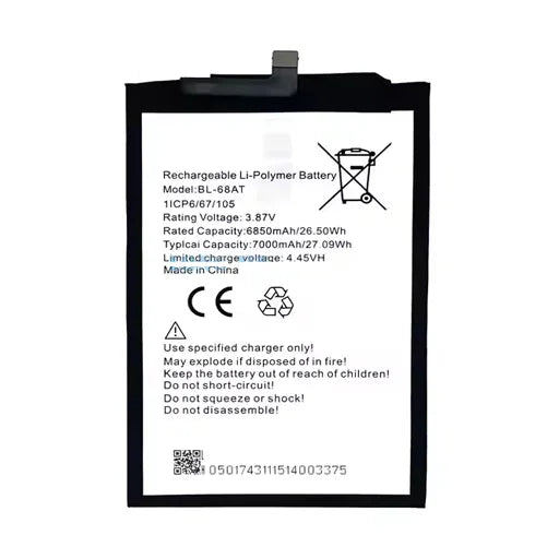 Battery for Tecno Pova 3 (LF7n) BL-68AT - Indclues