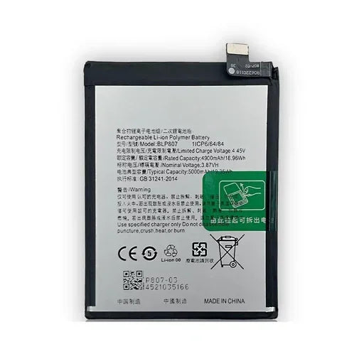 Battery for Realme V5 BLP807 - Indclues