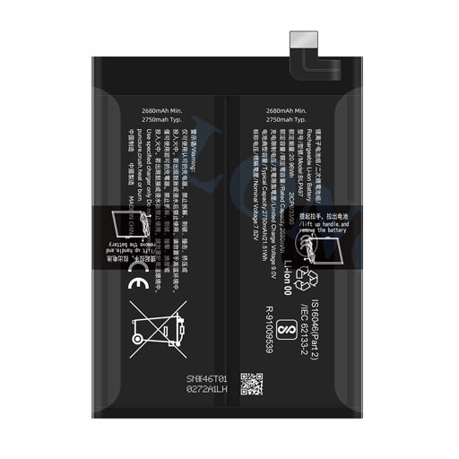 Battery for OnePlus Nord 4 (CPH2663) BLPA97 - Indclues