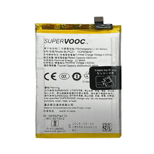 Battery for Oppo A5x 5G BLPC21