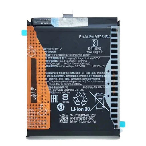 Battery for Xiaomi Redmi K30 Pro BM4Q - Indclues