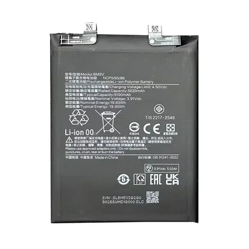 Battery for Xiaomi Poco X6 5G BM5V - Indclues