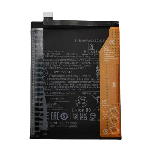 Battery for Xiaomi Redmi Note 12 5G BN5J - Indclues