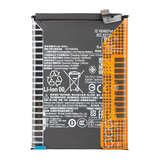 Battery for Xiaomi Redmi Note 14 5G BN5U - Indclues