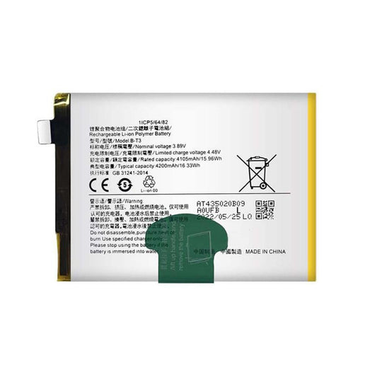 Battery For Vivo V23 5G (V2130) B-T3 - Indclues