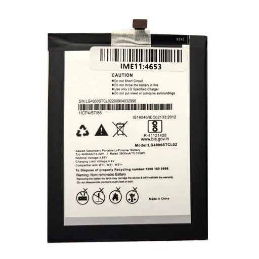 Battery for LG 31+ Plus LM-K315 - Indclues