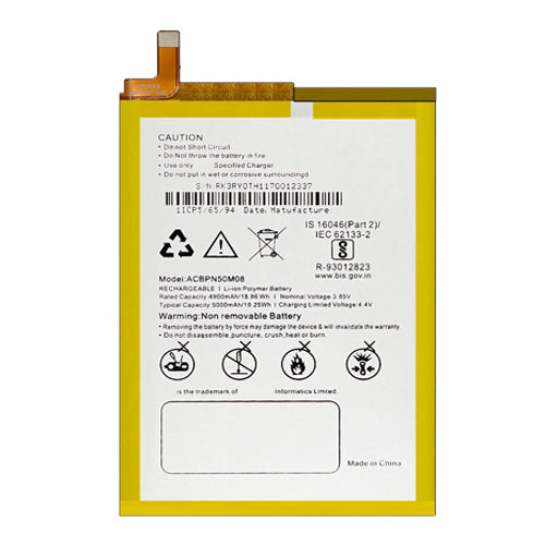 Battery for Micromax In 2b (E7544) ACBPN50M08