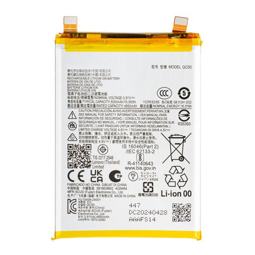 Battery For Motorola Edge 50 Fusion (XT2405-1) QC50