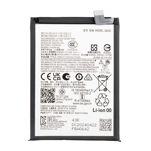 Battery for Motorola Moto G85 QE50