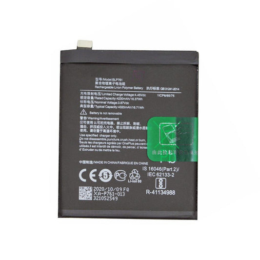 Battery for OnePlus 8 BLP761 - Indclues