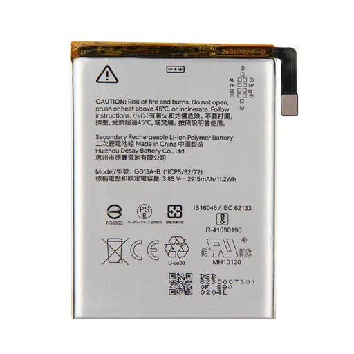 Battery for Google Pixel 3 G013A-B - Indclues