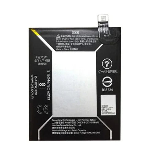 Battery for Google Pixel 3a G020E-B - Indclues