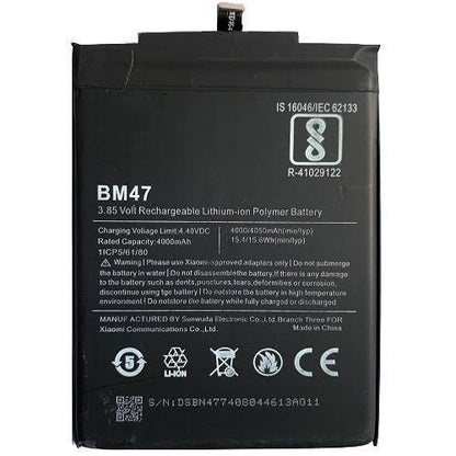 Battery for Xiaomi Redmi 4 BM47 - Indclues