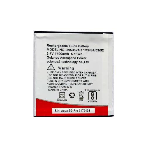 Battery for Intex Aqua 3G Pro 395352AR - Indclues